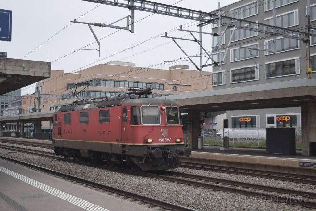 9443-0009-311024.jpg - SBBC Re 4/4'' 11322 (Re 420.322-0)  (Re 91 85 4 420 322-0 CH-SBBC) / Zürich-Altstetten 31.10.2024