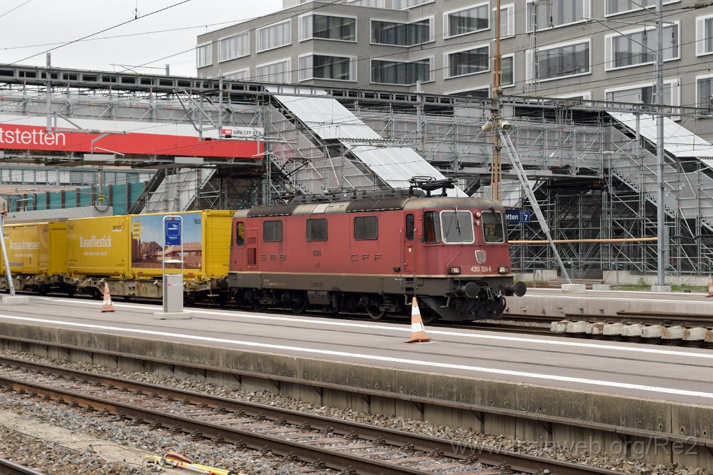 5752-0049-240919.jpg - SBBC Re 4/4'' 11324 (Re 420.324-6)  (Re 91 85 4 420 324-6 CH-SBBC) / Zürich-Altstetten 24.9.2019