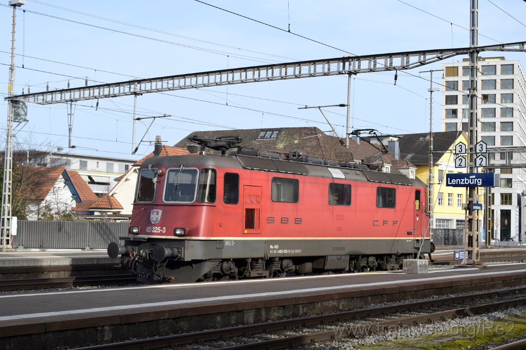 7299-0026-220221.jpg - SBBC Re 4/4'' 11325 (Re 420.325-3)  (Re 91 85 4 420 325-3 CH-SBBC) / Lenzburg 22.2.2021