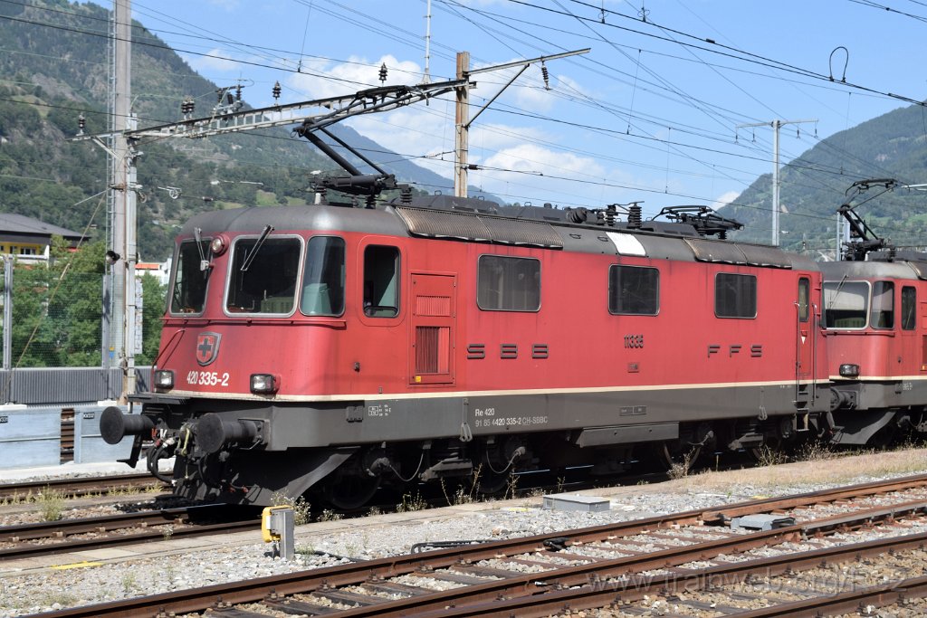 4610-0016-290817.jpg - SBBC Re 4/4'' 11335 (Re 420.335-2)  (Re 91 85 4 420 335-2 CH-SBBC) / Brig 29.8.2017