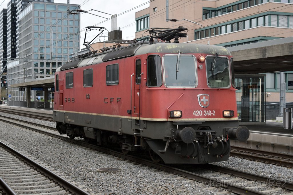 7954-0022-080422.jpg - SBBC Re 4/4'' 11340 (Re 420.340-2)  (Re 91 85 4 420 340-2 CH-SBBC) / Zürich-Altstetten 8.4.2022