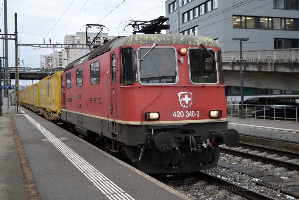 8926-0013-150124.jpg - SBBC Re 4/4'' 11340 (Re 420.340-2)  (Re 91 85 4 420 340-2 CH-SBBC) / Zürich-Altstetten 15.1.2024