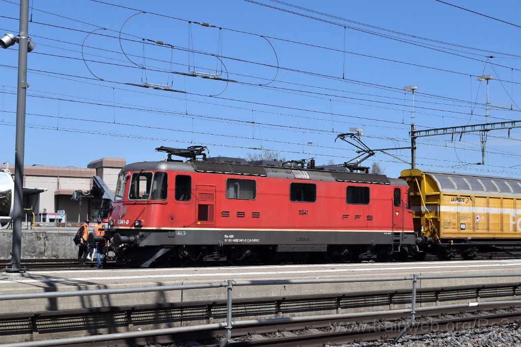 8477-0019-210423.jpg - SBBC Re 4/4'' 11341 (Re 420.341-0)  (Re 91 85 4 420 341-0 CH-SBBC) / Gossau SG 21.4.2023
