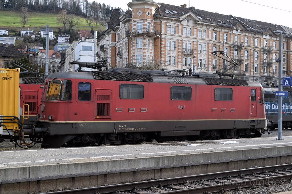 9552-0029-250125.jpg - SBBC Re 4/4'' 11341 (Re 420.341-0)  (Re 93 85 3 420 341-0 CH-SBBC) / St.Gallen HB 25.1.2025