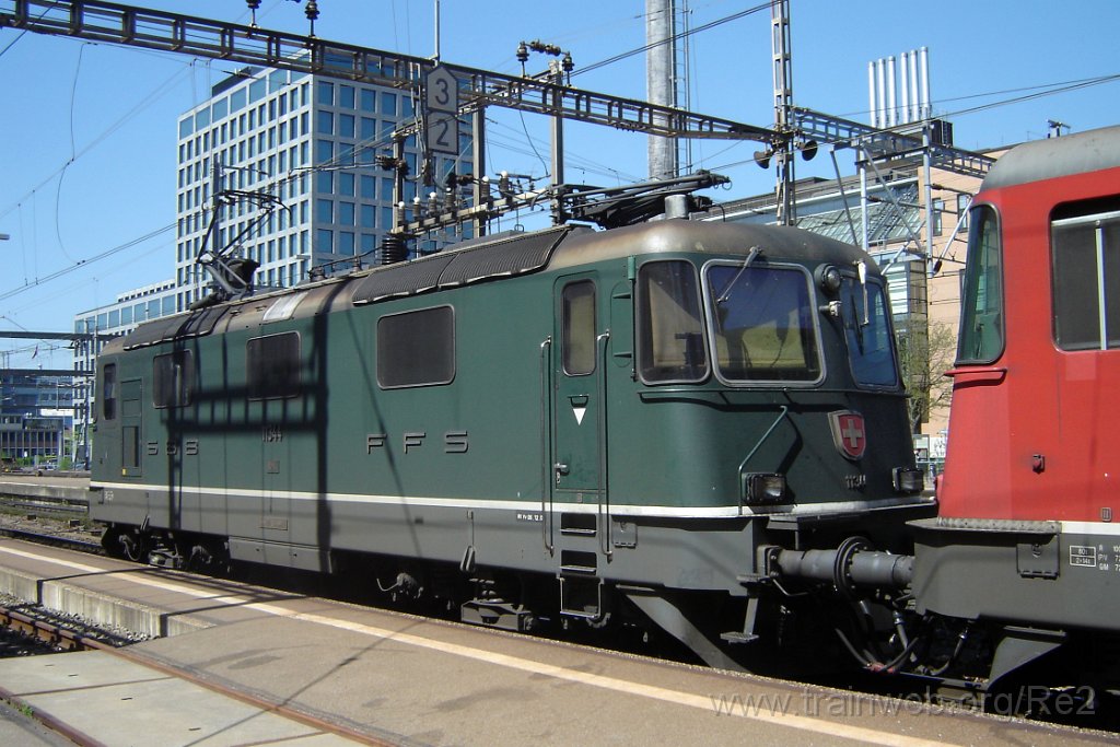 1312-0003-160407.jpg - SBB-CFF Re 4/4'' 11344 / Zürich-Altstetten 16.4.2007