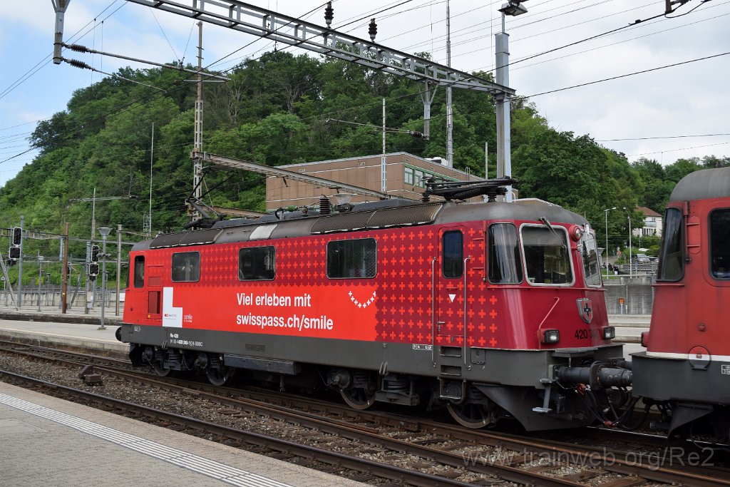 8582-0005-250523.jpg - SBBC Re 420.345-1 ''Smile'' (Re 91 85 4 420 345-1 CH-SBBC) / Olten 25.5.2023