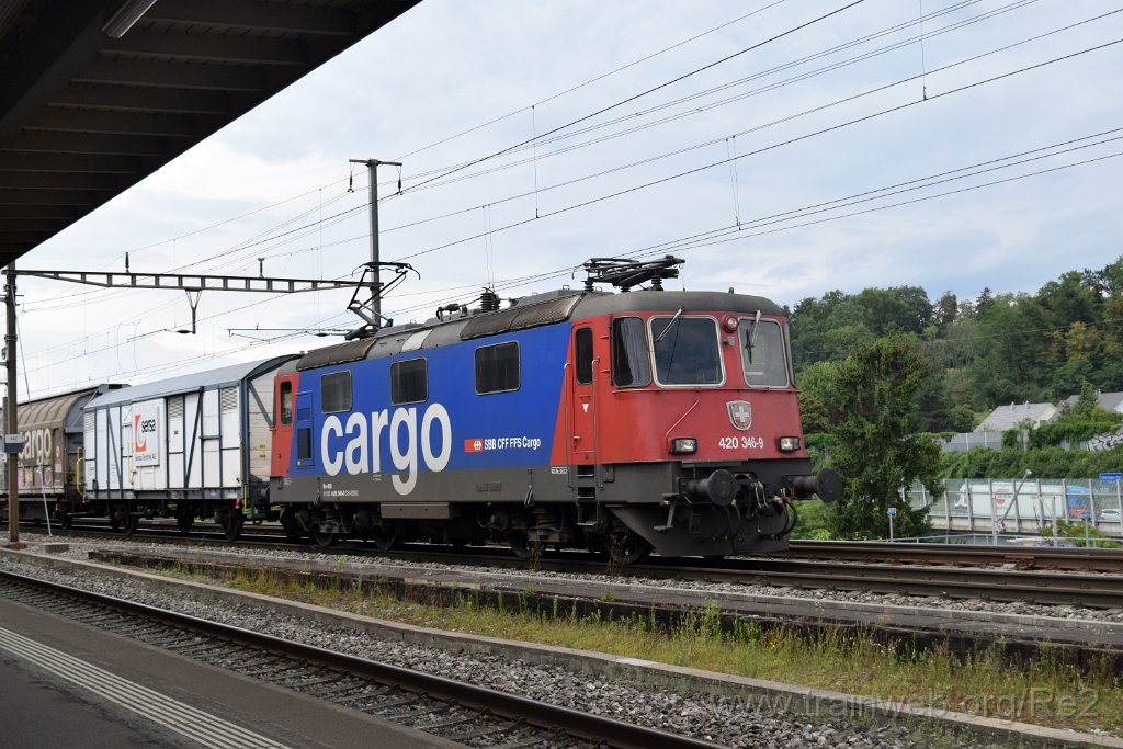 8709-0038-280723.jpg - SBBC Re 420.346-9 (Re 91 85 4 420 346-9 CH-SBBC) / Killwangen-Spreitenbach 28.7.2023