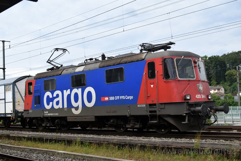 8709-0041-280723.jpg - SBBC Re 420.346-9 (Re 91 85 4 420 346-9 CH-SBBC) / Killwangen-Spreitenbach 28.7.2023