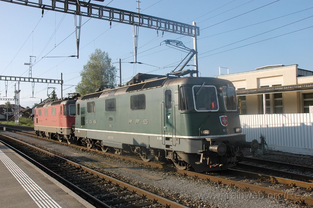 1541-0035-260808.jpg - SBB-CFF Re 4/4'' 11347 + SBB-CFF Re 4/4'' 11332 / Hinwil 26.8.2008