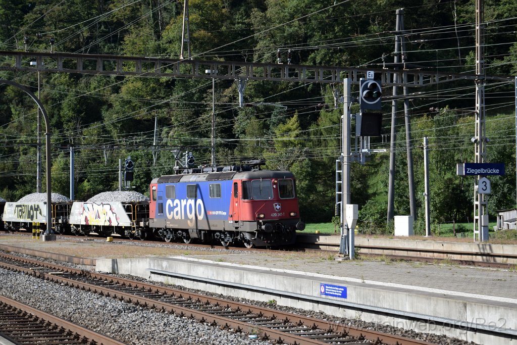 8773-0024-200923.jpg - SBBC Re 420.347-7 (Re 91 85 4 420 347-7 CH-SBBC) / Ziegelbrücke 20.9.2023