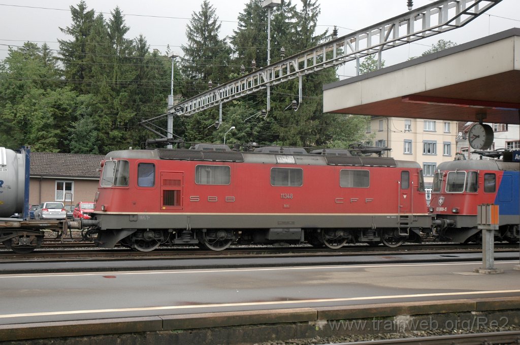 2475-0022-030712.jpg - SBB-CFF Re 4/4'' 11348 / Arth-Goldau 3.7.2012