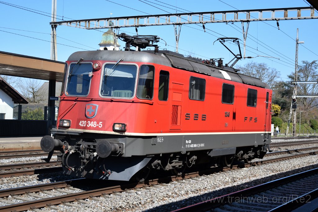 7315-0035-240321.jpg - SBBC Re 4/4'' 11348 (Re 420.348-5)  (Re 91 85 4 420 348-5 CH-SBBC) / Rupperswil 24.3.2021