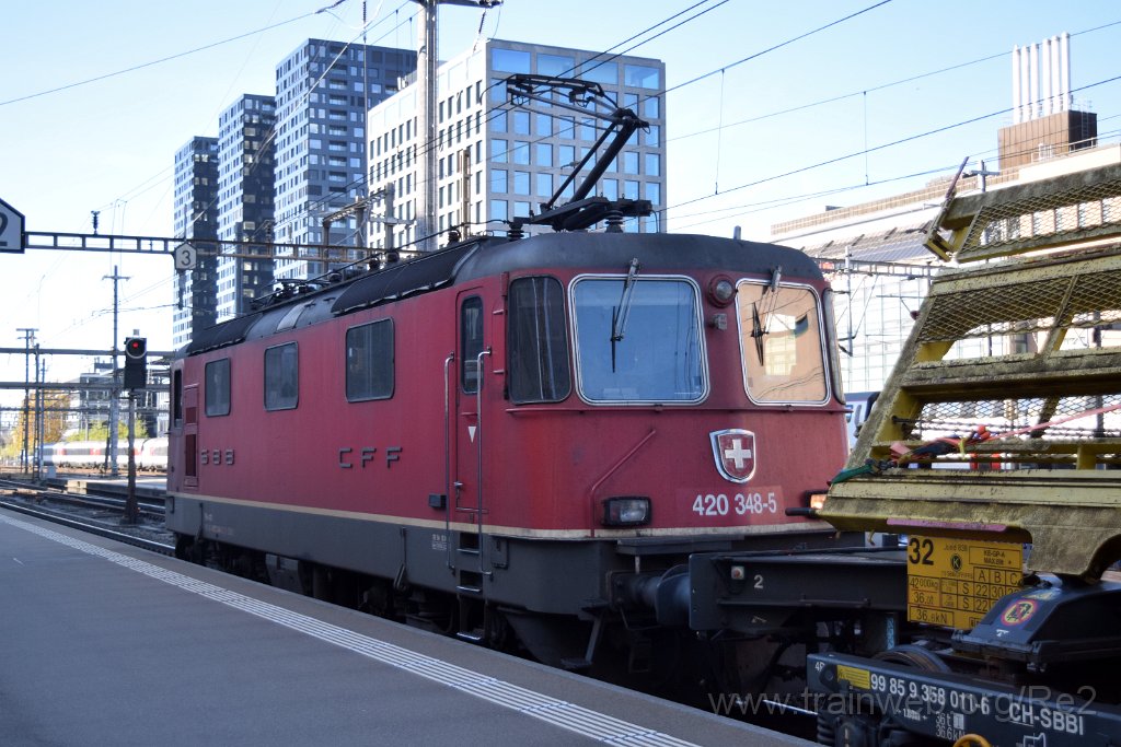 9428-0047-211024.jpg - SBBC Re 4/4'' 11348 (Re 420.348-5)  (Re 91 85 4 420 348-5 CH-SBBC) / Zürich-Altstetten 21.10.2024