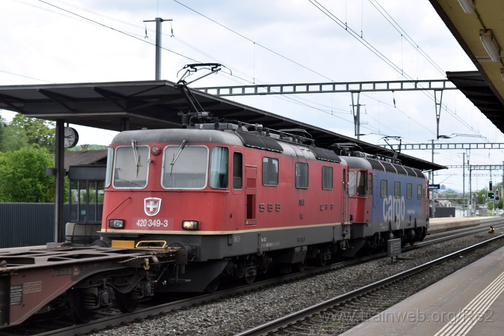 5531-0007-270519.jpg - SBBC Re 620.065-3 ''Ziegelbrücke'' + SBBC Re 4/4'' 11349 (Re 420.349-3)  (Re 91 85 4 420 349-3 CH-SBBC) / Dottikon-Dintikon 27.5.2019