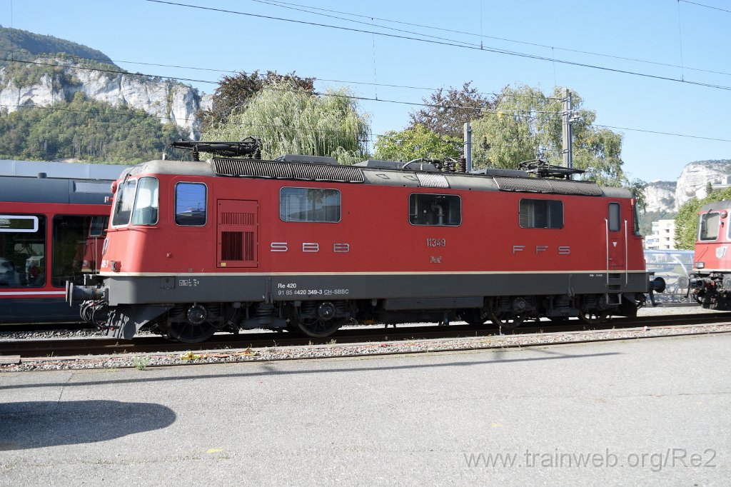 8809-0015-071023.jpg - SBBC Re 4/4'' 11349 (Re 420.349-3)  (Re 91 85 4 420 349-3 CH-SBBC) / Oensingen 7.10.2023