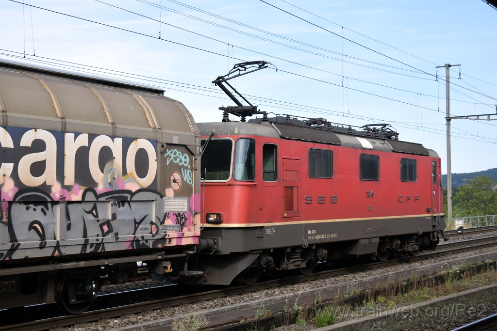 9241-0035-260724.jpg - SBBC Re 4/4'' 11349 (Re 420.349-3)  (Re 91 85 4 420 349-3 CH-SBBC) / Killwangen-Spreitenbach 26.7.2024