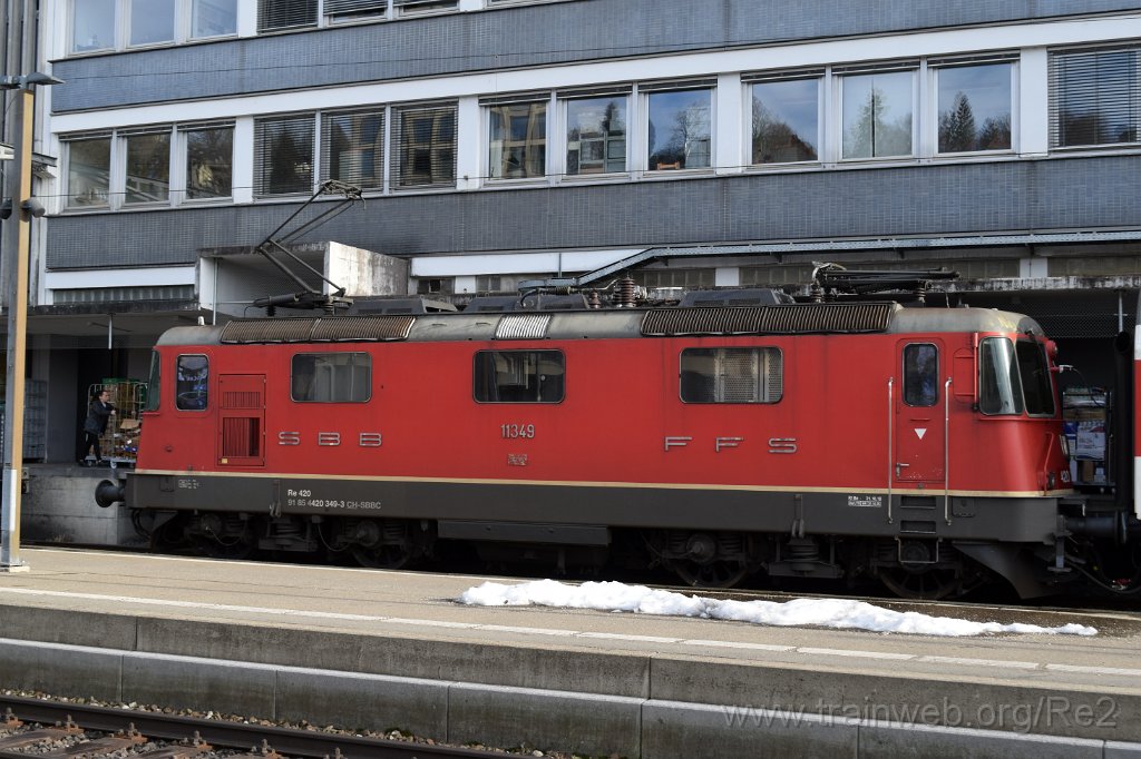 9552-0026-250125.jpg - SBBC Re 4/4'' 11349 (Re 420.349-3)  (Re 91 85 4 420 349-3 CH-SBBC) / St.Gallen HB 25.1.2025
