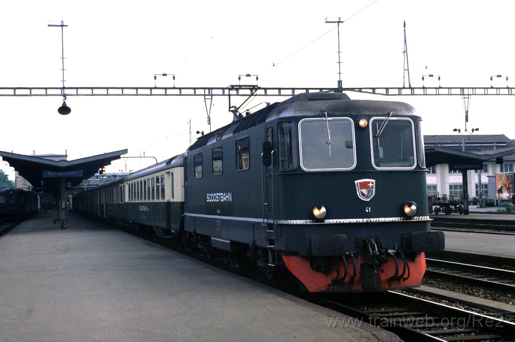 0181-0006.jpg - SOB Re 4/4''' 41 / Romanshorn 18.6.1988