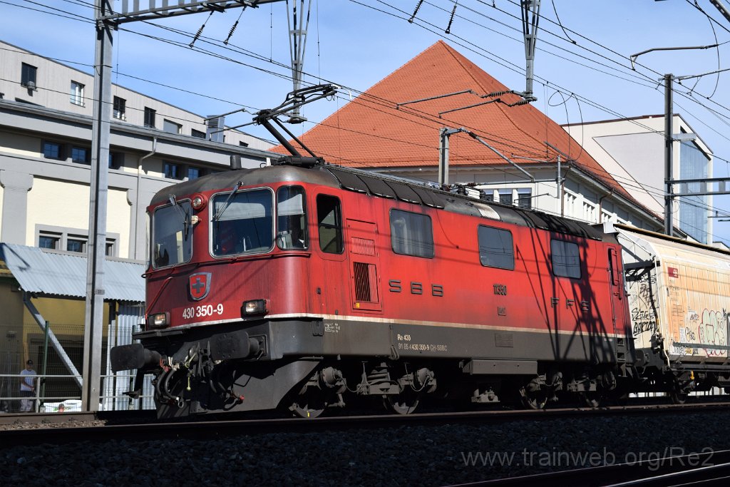 4899-0022-120418.jpg - SBBC Re 4/4''' 11350 (Re 430.350-9)  (Re 91 85 4 430 350-9 CH-SBBC) / Lenzburg 12.4.2018
