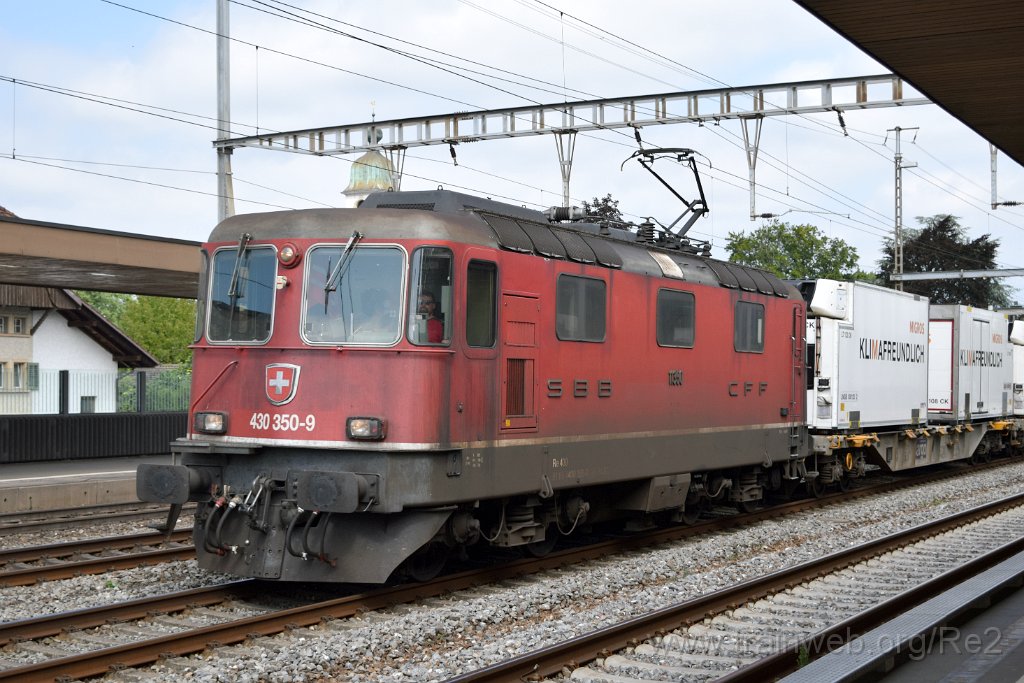 5700-0018-220819.jpg - SBBC Re 4/4''' 11350 (Re 430.350-9)  (Re 91 85 4 430 350-9 CH-SBBC) / Rupperswil 22.8.2019