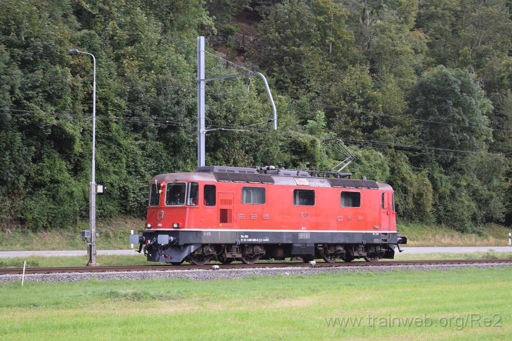 9366-0020-140924.jpg - OeBBH Re 4/4''' 11350 (Re 430.350-9)  (Re 91 85 4 430 350-9 CH-OeBBH) / Aeussere Klus 14.9.2024