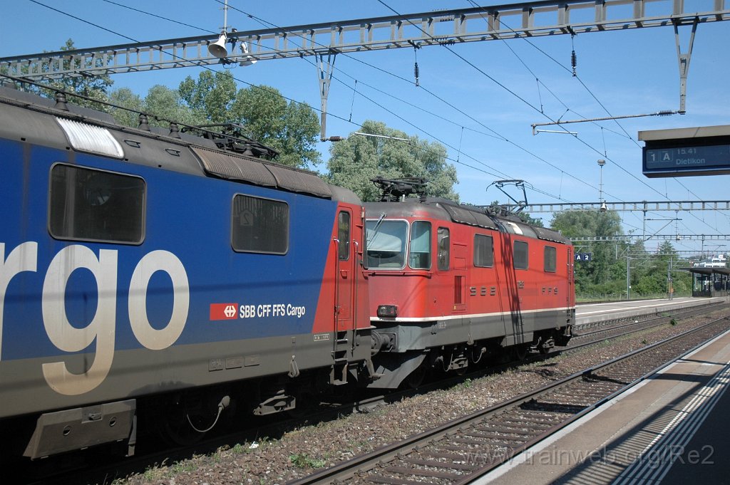 2409-0008-250512.jpg - SBB-CFF Re 4/4''' 11353 + SBBC Re 420.307-1 / Glanzenberg 25.5.2012
