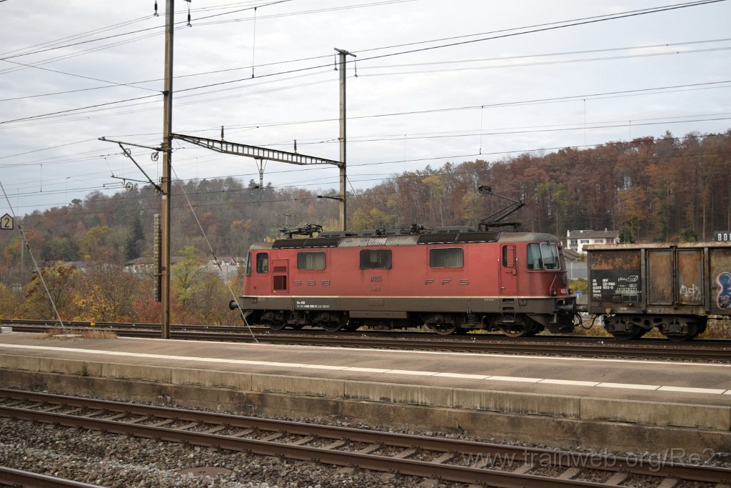 3728-0024-031115.jpg - SBBC Re 4/4''' 11355 (Re 430.355-8)  (Re 91 85 4 430 355-8 CH-SBBC) / Killwangen-Spreitenbach 3.11.2015
