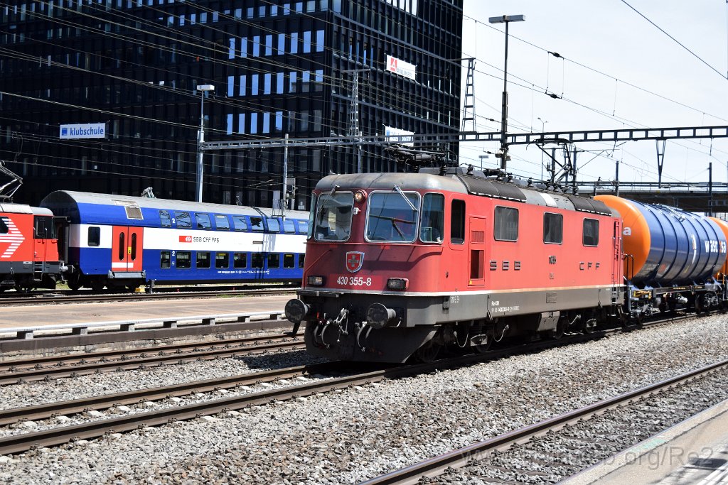 4512-0023-080617.jpg - SBBC Re 4/4''' 11355 (Re 430.355-8)  (Re 91 85 4 430 355-8 CH-SBBC) / Zürich-Altstetten 8.6.2017