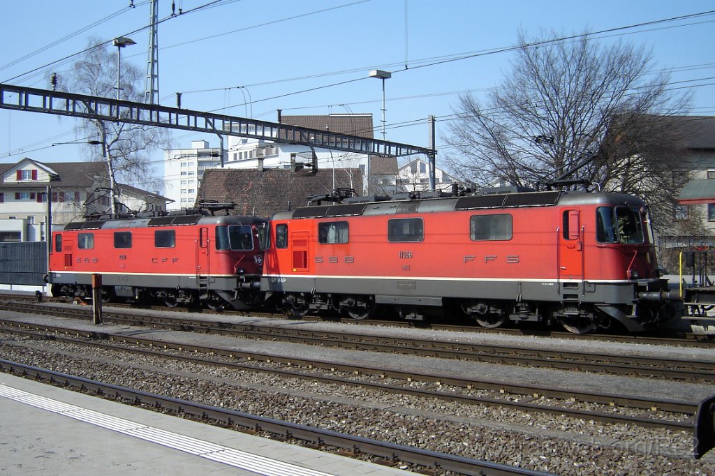 1142-0045-140306.jpg - SBB-CFF Re 4/4''' 11356 + SBB-CFF Re 4/4'' 11250 / Rotkreuz 14.3.2006