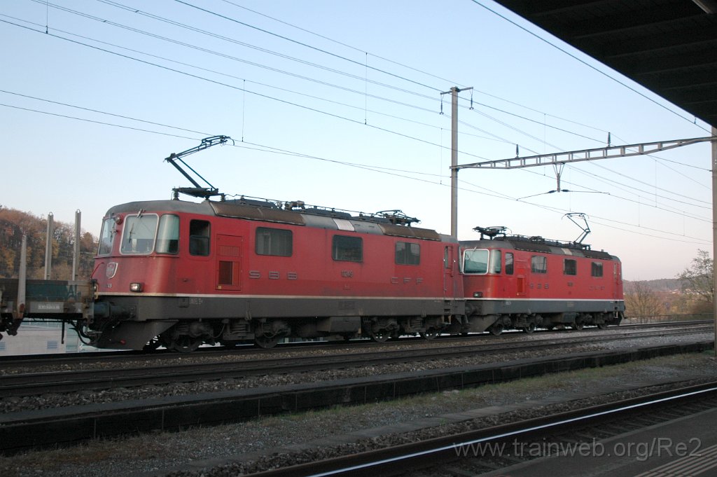 3056-0017-280314.jpg - SBB-CFF Re 4/4''' 11360 + SBB-CFF Re 4/4'' 11249 / Killwangen-Spreitenbach 28.3.2014