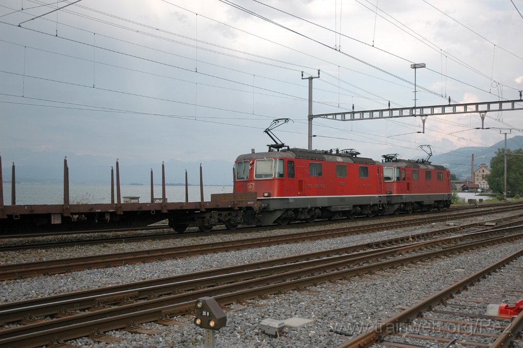 3156-0023-130614.jpg - SBB-CFF Re 4/4'' 11254 + SBB-CFF Re 4/4''' 11361 / Wädenswil 13.6.2014