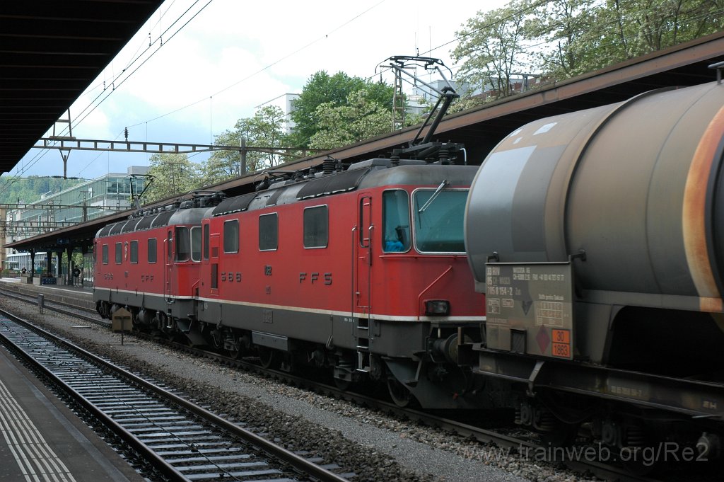 1874-0036-270510.jpg - SBB-CFF Re 6/6 11610 ''Spreitenbach'' + SBB-CFF Re 4/4''' 11362 / Zürich-Oerlikon 27.5.2010