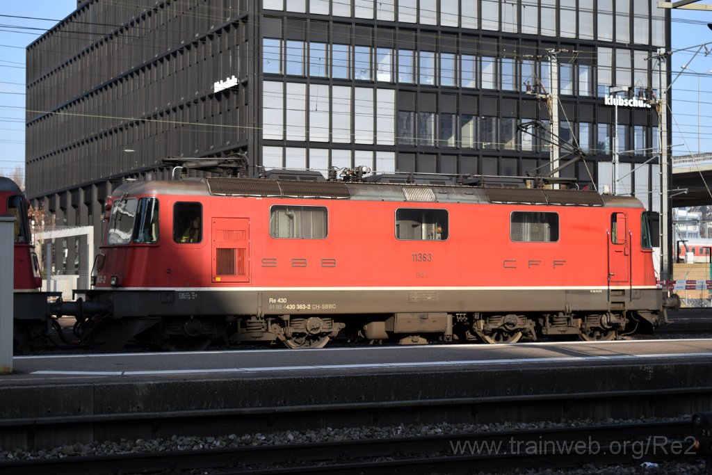 4827-0014-050218.jpg - SBBC Re 4/4''' 11363 (Re 430.363-2)  (Re 91 85 4 430 363-2 CH-SBBC) / Zürich-Altstetten 5.2.2018