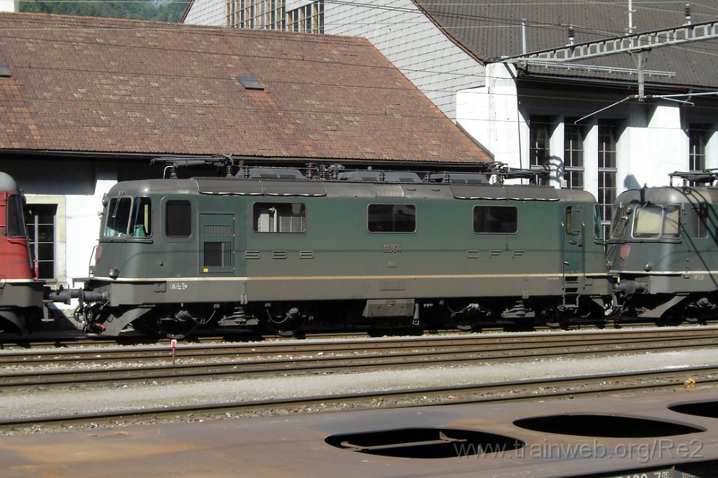 1191-0008-180606.jpg - SBB-CFF Re 4/4''' 11364 / Erstfeld (Dépot) 18.6.2006
