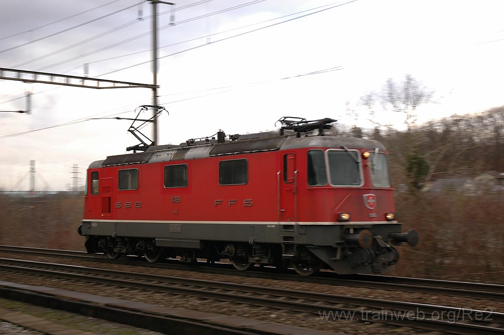 2292-0031-291211.jpg - SBB-CFF Re 4/4''' 11365 / Killwangen-Spreitenbach 28.12.2011