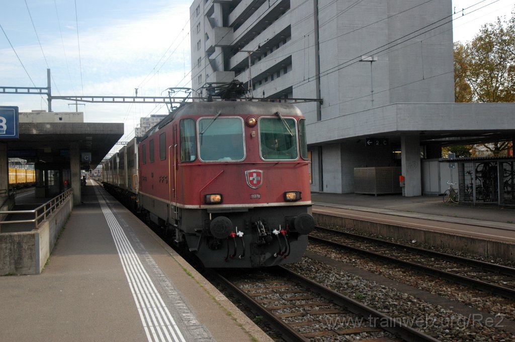 3375-0009-201014.jpg - SBB-CFF Re 4/4''' 11370 / Zürich-Altstetten 20.10.2014