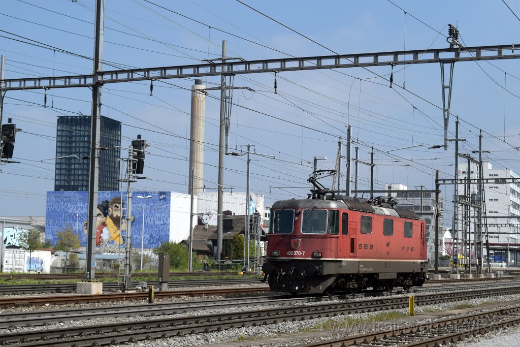 5395-0038-150419.jpg - SBBC Re 4/4''' 11370 (Re 430.370-7)  (Re 91 85 4 430 370-7 CH-SBBC) / Pratteln 15.4.2019