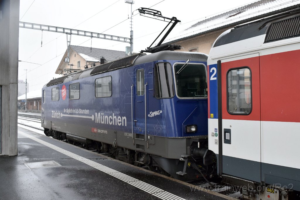 7214-0014-091220.jpg - SBBC Re 421.371-6 ''Zürich-München 2021'' (Re 91 85 4 421 371-6 CH-SBBC) / St.Margrethen 9.12.2020
