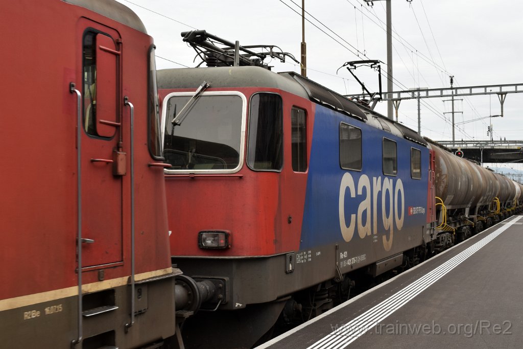 5754-0023-240919.jpg - SBBC Re 421.375-7 (Re 91 85 4 421 375-7 CH-SBBC) / Zürich-Altstetten 24.9.2019