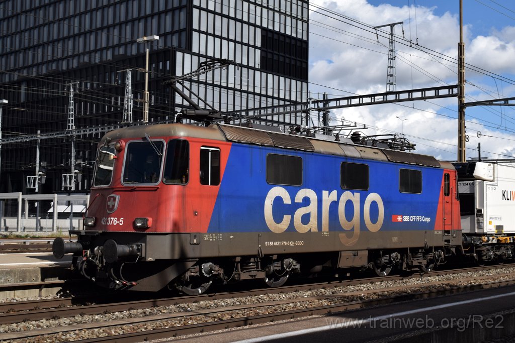 4670-0001-031017.jpg - SBBC Re 421.376-5 (Re 91 85 4 421 376-5 CH-SBBC) / Zürich-Altstetten 3.10.2017