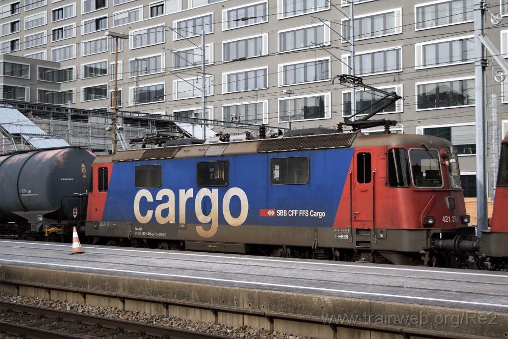 5282-0050-230119.jpg - SBBC Re 421.376-5 (Re 91 85 4 421 376-5 CH-SBBC) / Zürich-Altstetten 23.1.2019