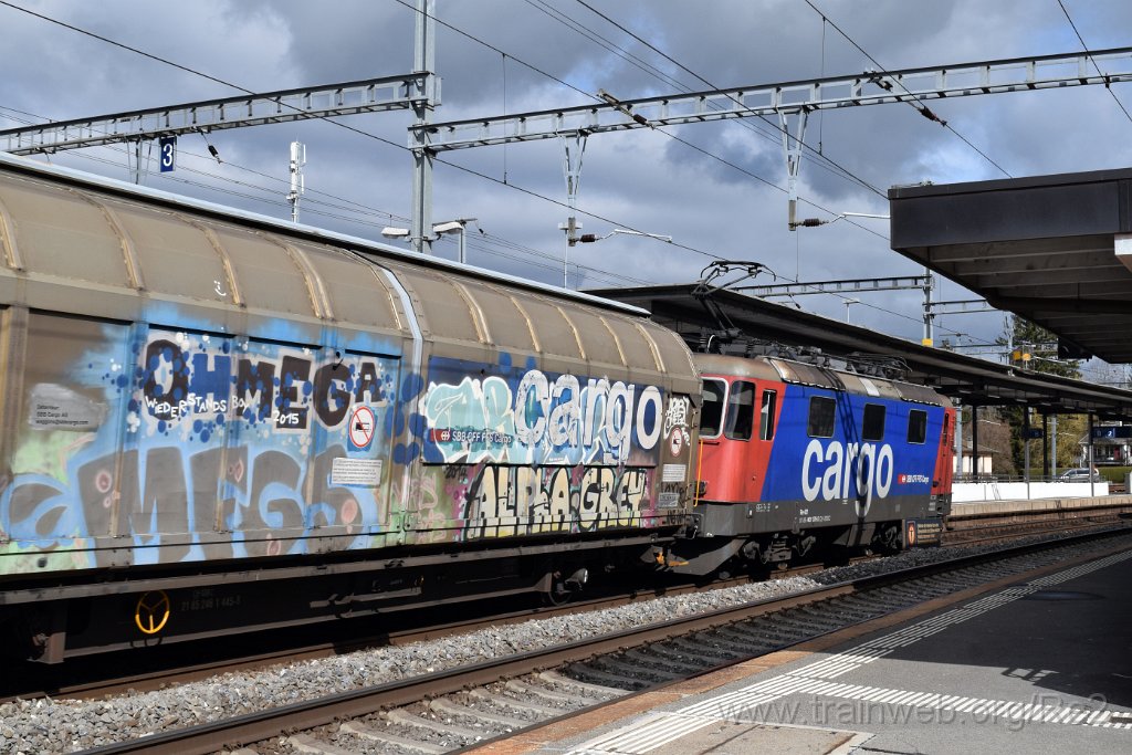 5877-0003-060320.jpg - SBBC Re 421.376-5 (Re 91 85 4 421 376-5 CH-SBBC) / Palézieux 6.3.2020