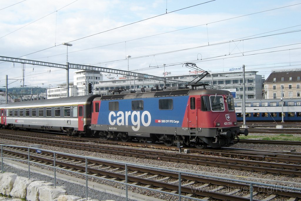 1538-0023-170808.jpg - SBBC Re 421.379-9 / Zürich HB 17.8.2008