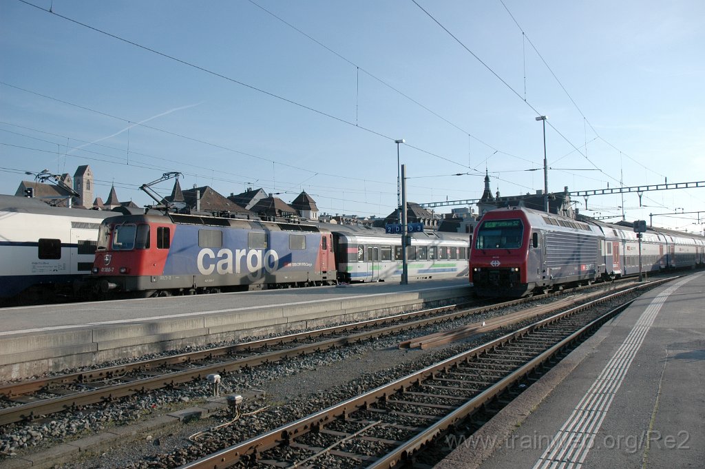 3050-0038-210314.jpg - SBBC Re 421.380-7 (Re 91 85 4 421 380-7 CH-SBBC) + SBB-CFF Re 450.010-4 ''Steinmaur'' (Re 91 85 4 450 010-4-0 CH-SBB) / Rapperswil 21.3.2014