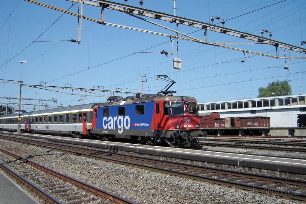 1203-0017-100706.jpg - SBBC Re 421.381-5 / Effretikon 10.7.2006