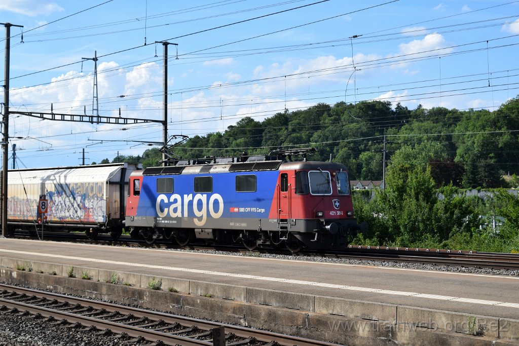 4543-0017-170717.jpg - SBBC Re 421.381-5 (Re 91 85 4 421 381-5 CH-SBBC) / Killwangen-Spreitenbach 17.7.2017