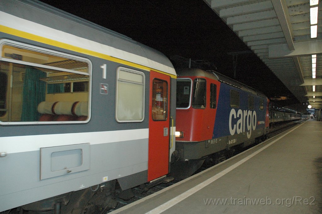 1612-0050-290109.jpg - SBBC Re 421.383-1 / Zürich HB ((Sihlpost)) 29.1.2009