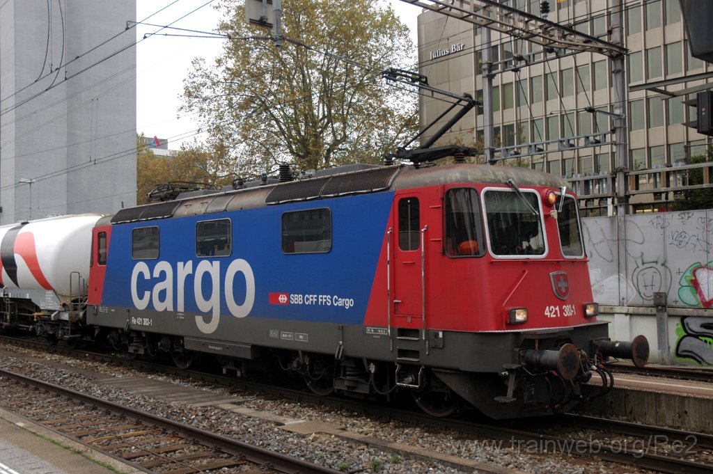 3379-0004-281014.jpg - SBBC Re 421.383-1 / Zürich-Altstetten 28.10.2014