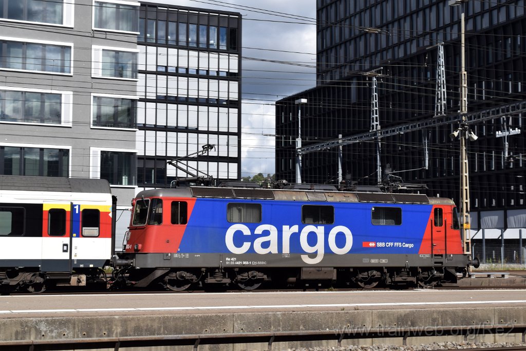4668-0034-031017.jpg - SBBC Re 421.383-1 (Re 91 85 4 421 383-1 CH-SBBC) / Zürich-Altstetten 3.10.2017