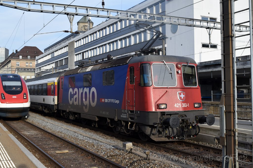 5847-0035-080220.jpg - SBBC Re 421.383-1 (Re 91 85 4 421 383-1 CH-SBBC) / St.Gallen HB 8.2.2020